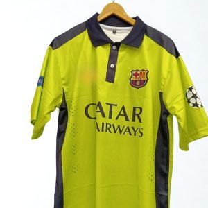 5sleev embroidery collar Messi FC